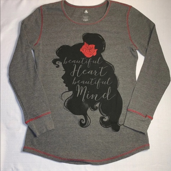 Disney Tops - Beauty and the Beast women’s large